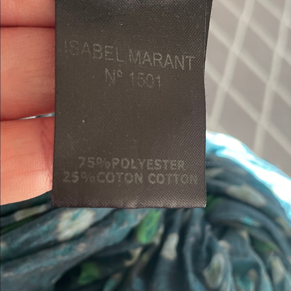 Vintage Isabel Marant ETOILE Blue , green and ivory Mini Dress - Picture 10 of 14